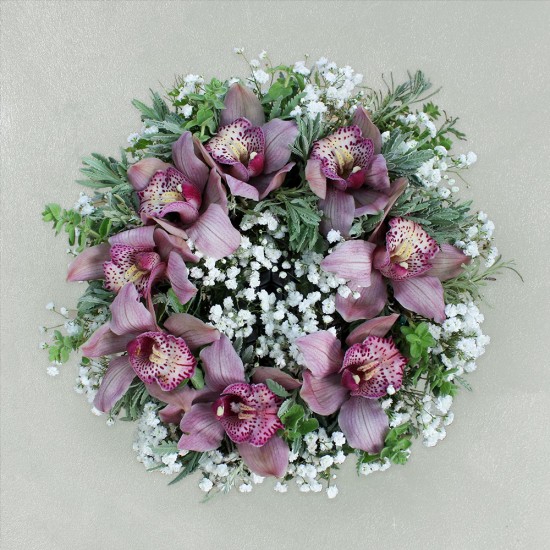 Στεφάνι με Ορχιδέα